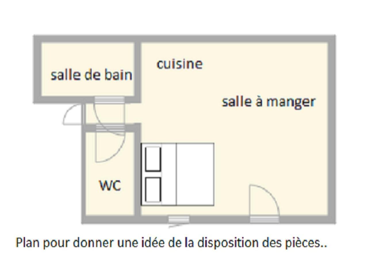 Apartament Studio Plain-Pied Montjaux Zewnętrze zdjęcie